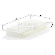 Воздушный фильтр MANN-FILTER c31023 MEE7 DLG 65119 4011558062453