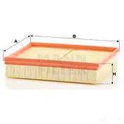 Воздушный фильтр MANN-FILTER A2 MQ1R 4011558041311 c21001 64345