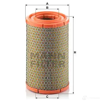Воздушный фильтр MANN-FILTER 64169 4011558168407 c16182 51T8UV Q