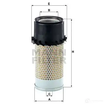 Воздушный фильтр MANN-FILTER ZJSY RAS c141791 64067 4011558124304