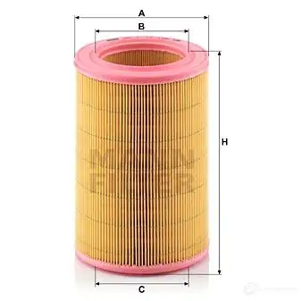 Воздушный фильтр MANN-FILTER 64105 c15122 4011558152703 6YKXW M