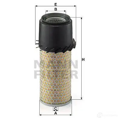 Воздушный фильтр MANN-FILTER 63983 Q LLQMRM c1188 4011558103705