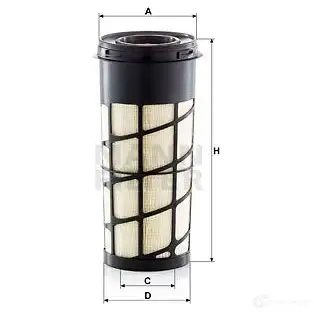 Воздушный фильтр MANN-FILTER 4E CMN2V 64100 4011558057114 c15011