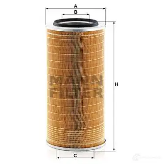 Воздушный фильтр MANN-FILTER 64554 c246508 4011558042240 TPU TH изображение 0
