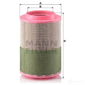 Воздушный фильтр MANN-FILTER 64636 G 97QNU c25740 4011558208608