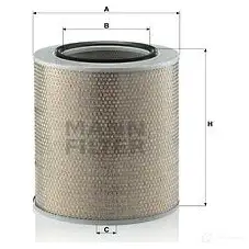 Воздушный фильтр MANN-FILTER 8ZLK4 LI 4011558151607 65336 c351592