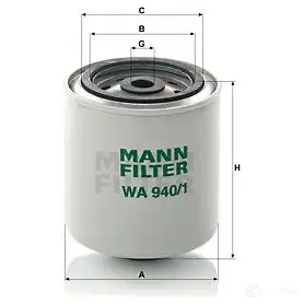 Фильтр охлаждающей жидкости MANN-FILTER 67714 X44P UUB 4011558790202 wa9401 изображение 0