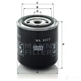 Фильтр охлаждающей жидкости MANN-FILTER 4011558790707 wa9232 9D15S6 S 67709