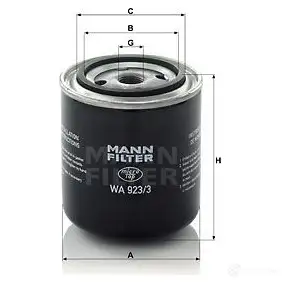 Фильтр охлаждающей жидкости MANN-FILTER 67710 I 2B1DDE wa9233 4011558791308