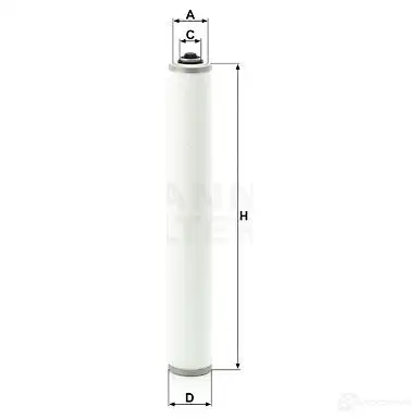 Фильтр пневматической системы MANN-FILTER 66980 4011558486204 53IJ C le12006