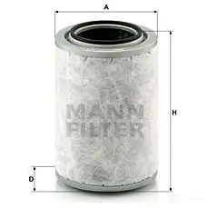 Фильтр вентиляции картерных газов MANN-FILTER lc15001x XTUBS 26 1423017166 4011558011970