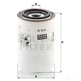 Фильтр режима гидравлики MANN-FILTER 4011558751302 w1019 67285 JUO VJKN