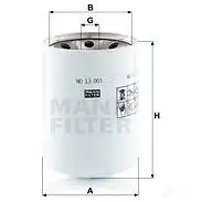 Фильтр режима гидравлики MANN-FILTER 4011558042875 67734 wd13003x IQEB WS