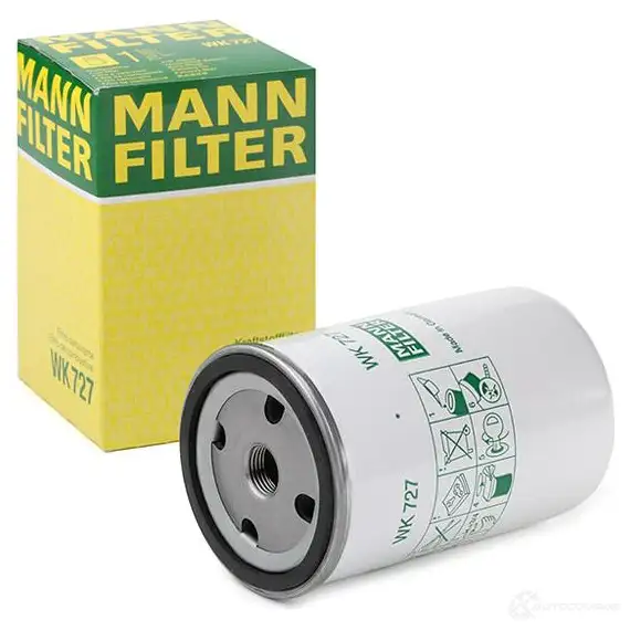 Топливный фильтр MANN-FILTER 68077 wk727 HMJ B8 4011558904104 изображение 1