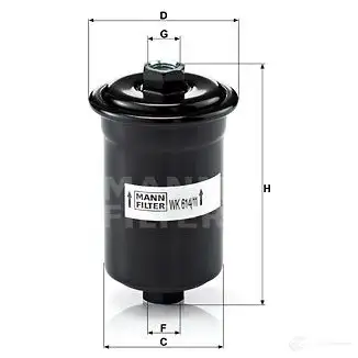 Топливный фильтр MANN-FILTER 67989 NR K5EDY 4011558917005 wk61411