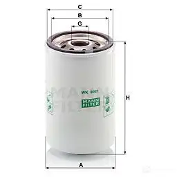 Топливный фильтр MANN-FILTER 4011558962203 2 J5TI6 wk8001 68099