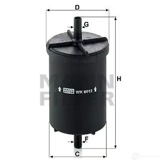 Топливный фильтр MANN-FILTER 67969 4011558025809 6BL7R 3O wk6012