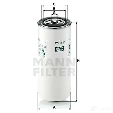 Топливный фильтр MANN-FILTER 68411 wk9627 4011558905002 494QV MD изображение 0