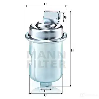 Топливный фильтр MANN-FILTER 68017 4011558943400 A 523HXE wk61444 изображение 0