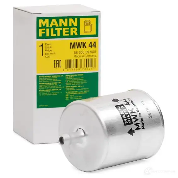Топливный фильтр MANN-FILTER mwk44 67077 II1 9Z 4011558760007 изображение 1