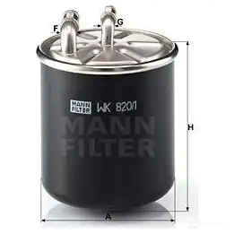 Топливный фильтр MANN-FILTER 4011558945404 68196 wk8201 X C1YEKP изображение 3