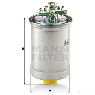 Топливный фильтр MANN-FILTER 4011558937102 LPV88 K wk823 68212 изображение 0