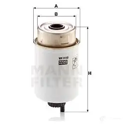 Топливный фильтр MANN-FILTER 68156 GAMI QV wk8140 4011558962609