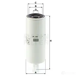 Топливный фильтр MANN-FILTER wk965x 4011558948009 OAIN5 P 68413