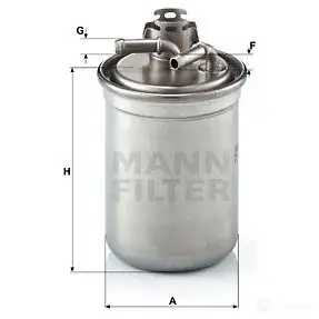 Топливный фильтр MANN-FILTER VOW MZT 68215 4011558954901 wk8233x изображение 5