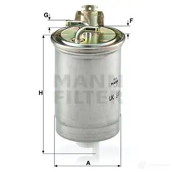 Топливный фильтр MANN-FILTER wk841 68240 R5 DC0W9 4011558915506 изображение 0