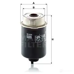 Топливный фильтр MANN-FILTER WKZ5A P 4011558006396 68180 wk8166
