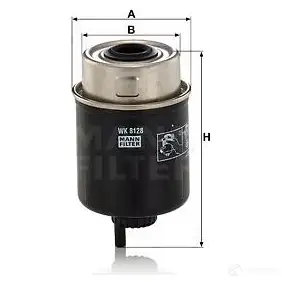 Топливный фильтр MANN-FILTER 4011558960506 8V YAN wk8128 68146