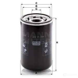 Топливный фильтр MANN-FILTER DUG ZN1 1437599805 wk11044