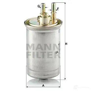 Топливный фильтр MANN-FILTER 68297 wk8537 4011558933807 G7HL M изображение 0