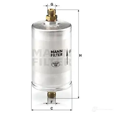 Топливный фильтр MANN-FILTER 4011558930707 wk7263 68076 Z 68R5