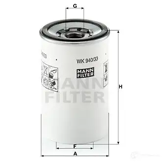 Топливный фильтр MANN-FILTER 68390 wk94033x 4011558949709 PEZ UK изображение 0