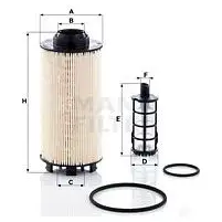 Топливный фильтр MANN-FILTER pu80102x MVNHB6 Y 4011558033552 67209