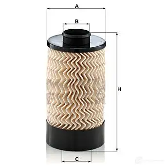 Топливный фильтр MANN-FILTER GEQD I 4011558017842 5967360 pu9002x