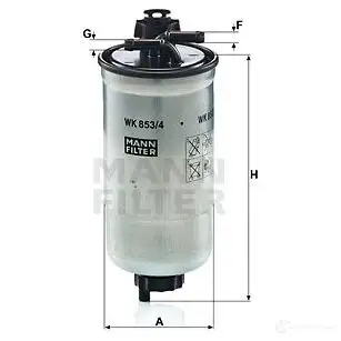 Топливный фильтр MANN-FILTER X 56UYRA 1424304282 4011558930004 wk8534z