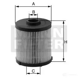 Топливный фильтр MANN-FILTER 4011558683603 65 AQ8 5967362 pu932x