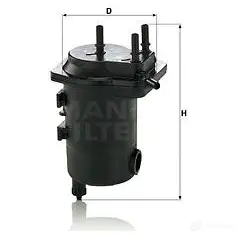 Топливный фильтр MANN-FILTER E JNKKP 68369 wk93917x 4011558001766