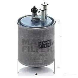 Топливный фильтр MANN-FILTER wk9182x 68344 4011558005306 WYS M7MN