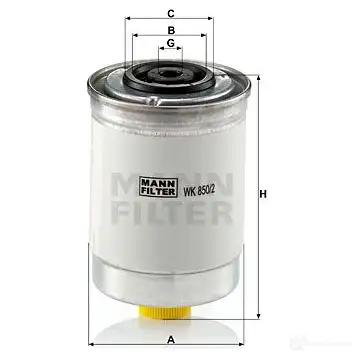 Топливный фильтр MANN-FILTER wk8502 68277 4011558936006 XMG NO изображение 0