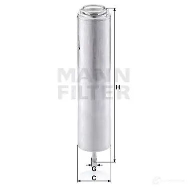 Топливный фильтр MANN-FILTER HCQ R6 67925 4011558013967 wk5002x изображение 3