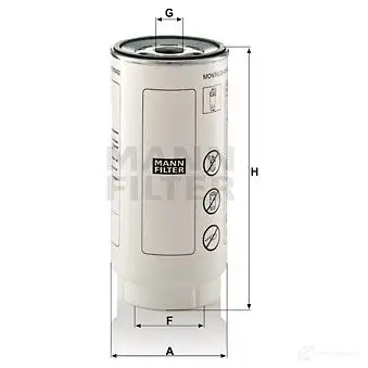 Топливный фильтр MANN-FILTER 9L2UF WM 67172 pl4207x 4011558024260 изображение 0