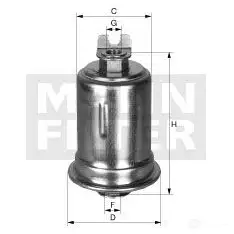 Топливный фильтр MANN-FILTER wk6143x 68006 4011558908805 OZHF 62