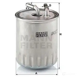 Топливный фильтр MANN-FILTER wk8223 4011558941505 68210 D J9FGQ изображение 0
