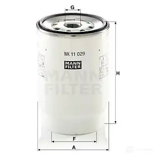 Топливный фильтр MANN-FILTER 1437610159 YX9PX BF wk11029z