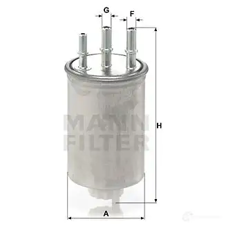 Топливный фильтр MANN-FILTER 204 U0 wk8296 4011558953607 68227 изображение 0