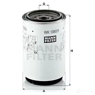 Топливный фильтр MANN-FILTER 9MF Z3 67835 4011558949907 wk10605x изображение 0